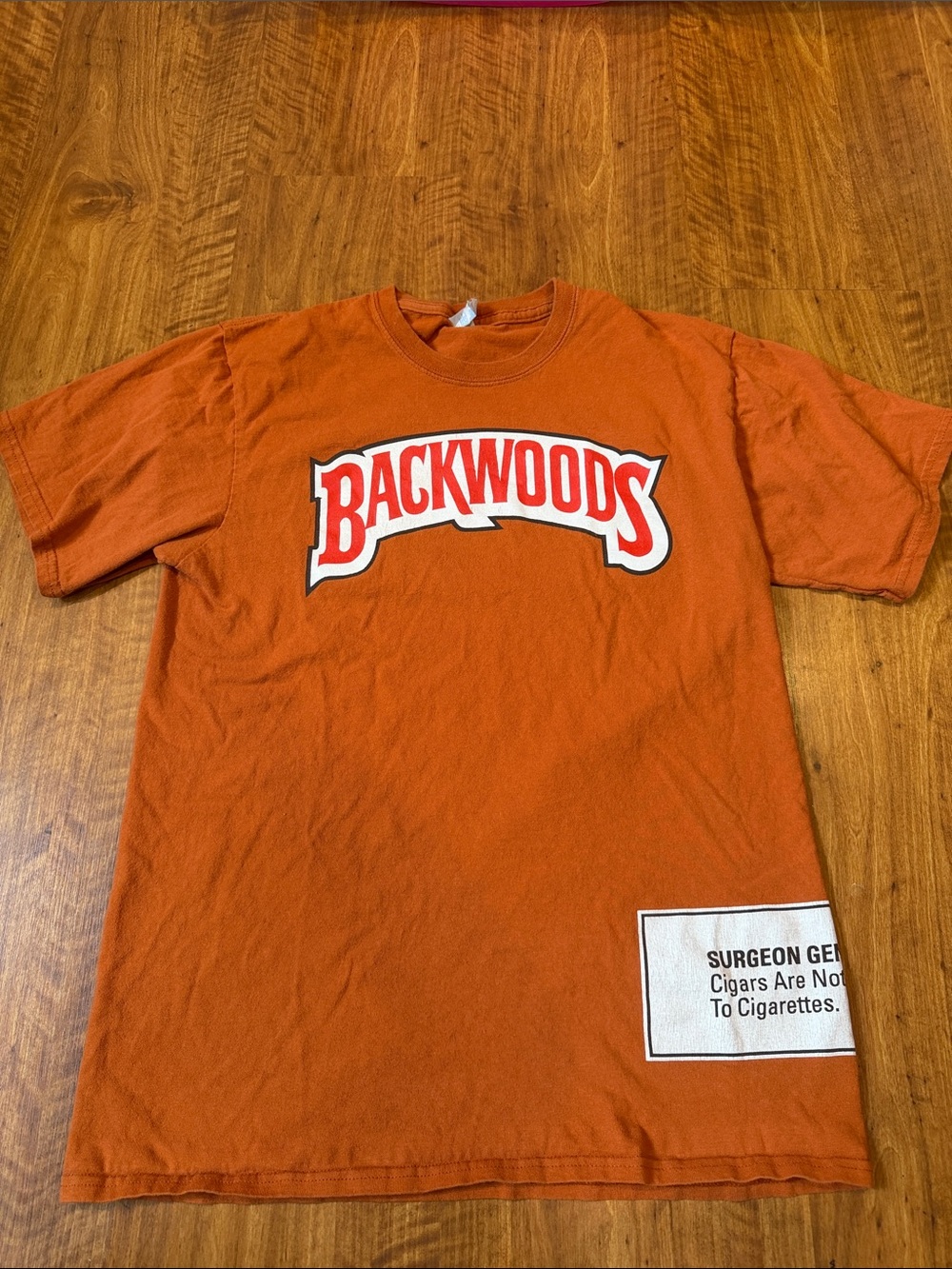 Backwoods Orange Logo Tee